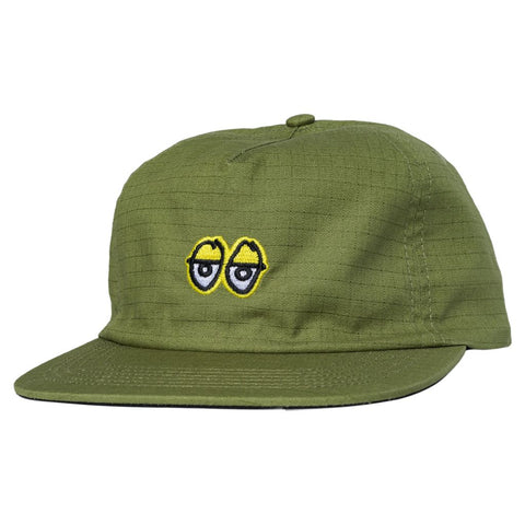 KROOKED EYES SNAPBACK OLIVE / YELLOW