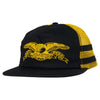 ANTIHERO BASIC EAGLE SNAPBACK BLACK / YELLOW