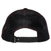 THUNDER SCRIPT DEBOSS SNAPBACK BLACK / BLACK / RED