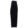 KROOKED SUN HEART CARPENTER PANT BLACK w/ YELLOW & RED EMBROIDERY