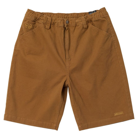 KROOKED EYES TWILL SHORT KHAKI