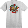 KROOKED KROOKED MG TEE HEATHER GREY w/ MULTI COLOR PRINT