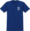 ANTIHERO RADIO 18 DBL TEE ROYAL w/ WHITE PRINTS