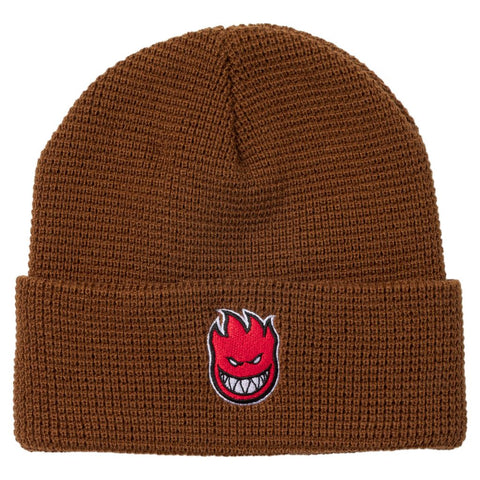 SPITFIRE BIGHEAD FILL CUFF BEANIE BROWN / RED