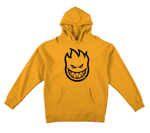 SPITFIRE BIGHEAD HOOD GOLD w/ BLACK PRINT