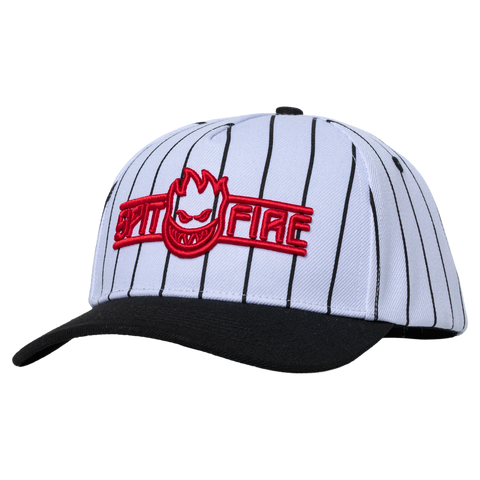 SPITFIRE LTB ARCH SCRIPT SNAPBACK WHITE / BLACK / RED