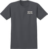 ANTIHERO DAWG SHIT TEE CHARCOAL (SOLID) w/ RAW DISCHARGE PRINTS
