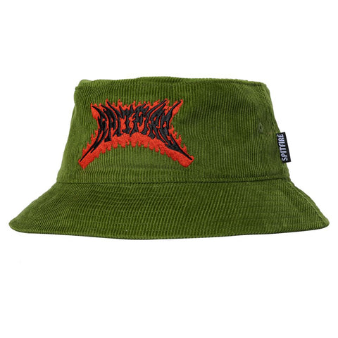 SPITFIRE FLAME OUT BUCKET HAT OLIVE