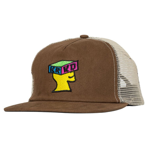 KROOKED DEMENTIONAL SNAPBACK BROWN / TAN