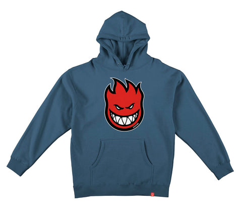 SPITFIRE BIGHEAD FILL HOOD STORM BLUE w/ RED, BLACK & WHITE PRINT