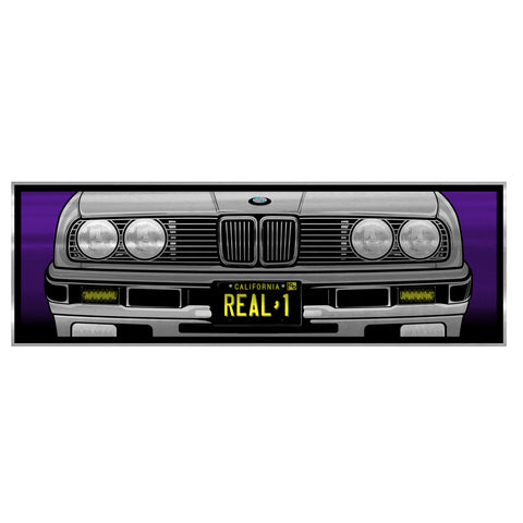 REAL GRILLE STICKER MED