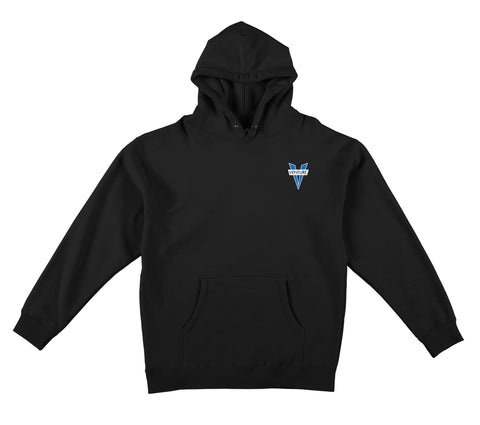 VENTURE HERITAGE EMB HOOD BLACK / BLUE