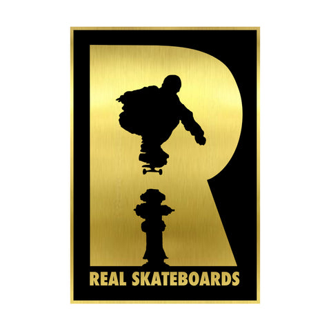 REAL R LOGO FOIL STICKER
