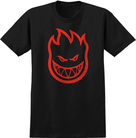 SPITFIRE S/S TEE BIGHEAD BLACK / RED