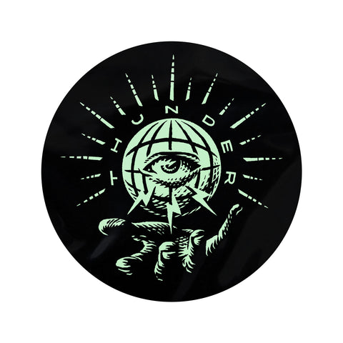 THUNDER ELECTRIC EYE II STICKER BLACK / GLOW 4"