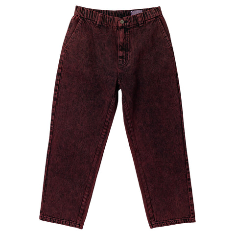 SPITFIRE ETERNAL DENIM PANT RED OVERDYE