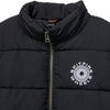 SPITFIRE CLASSIC '87 SWIRL PUFF JACKET BLACK w/ WHITE EMBROIDERIES