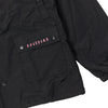 SPITFIRE OLD E EMB JACKET BLACK w/ RED & WHITE EMBROIDERY