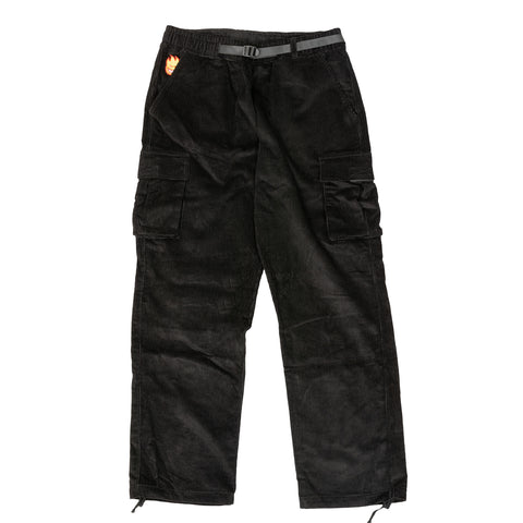 SPITFIRE BIGHEAD FILL CORDUROY CARGO PANTS BLACK