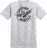 SPITFIRE FLYING CLASSIC TEE ASH w/ BLACK PRINTS