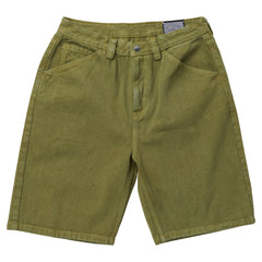 SPITFIRE BIGHEAD DENIM SHORT CUSTOM DENIM SHORTS OLIVE OVERDYE