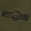 SPITFIRE LTB ARCH EMB ZIP HOOD OLIVE