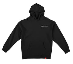 SPITFIRE BATWING CLASSIC HOOD BLACK w/ WHITE PRINTS