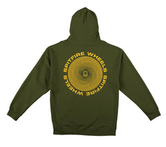SPITFIRE CLASSIC VORTEX HOOD ARMY w/ GOLD PRINTS