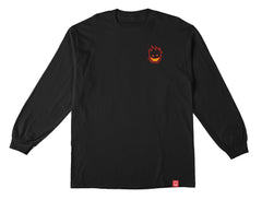 SPITFIRE FLAMING SWORDS BLACK L/S T-SHIRT- PREMIUM PRINT BLACK w/ MULTI COLOR Prints