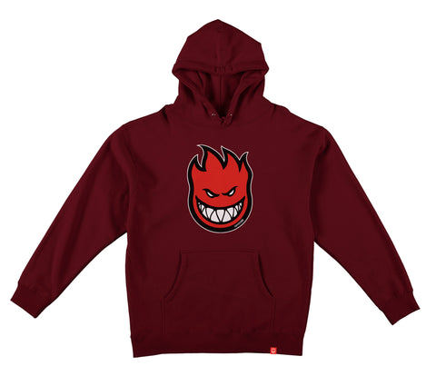 SPITFIRE BIGHEAD FILL HOOD MAROON w/ RED, BLACK & WHITE PRINT