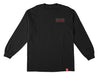 SPITFIRE GAS MASK L/S TEE BLACK w/ MULTI COLOR PRINTS