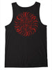 SPITFIRE CLASSIC SWIRL PAISLEY TANK TOP BLACK w/ RED PRINTS