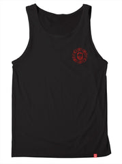 SPITFIRE CLASSIC SWIRL PAISLEY TANK TOP BLACK w/ RED PRINTS