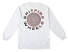 SPITFIRE CLASSIC '87 SWIRL FADE FILL L/S TEE WHITE w/ RED & BLACK FADE PRINTS