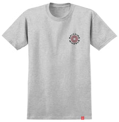 SPITFIRE CLASSIC '87 SWIRL FADE FILL TEE ASH GREY w/ RED & BLACK FADE PRINTS