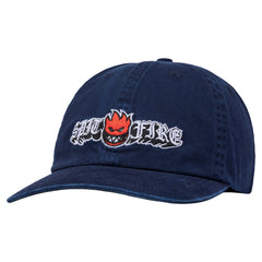 SPITFIRE OLD E DROP BIGHEAD STRAPBACK WASHED NAVY/BLACK/WHITE RED