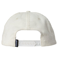 SPITFIRE TEAM BIGHEAD SCRIPT SNAPBACK WHITE w/ BLACK EMBROIDERY