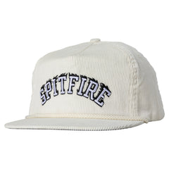 SPITFIRE TEAM BIGHEAD SCRIPT SNAPBACK WHITE w/ BLACK EMBROIDERY