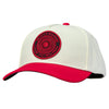 SPITFIRE CLASSIC '87 SWIRL LTB PATCH SNAPBACK OFF WHITE/RED