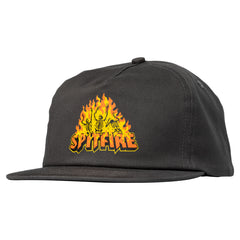 SPITFIRE HELLFIRE SNAPBACK CHARCOAL