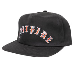 SPITFIRE OLD E ARCH SNAPBACK BLACK / RED