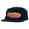 SPITFIRE DEMON SCRIPT SNAPBACK NAVY / RED
