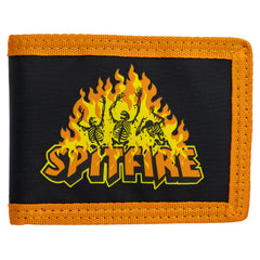 SPITFIRE HELLFIRE BI-FOLD WALLET BLACK / ORANGE