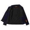 ANTIHERO BASIC EAGLE STASH JACKET NAVY w/ ORANGE EMBROIDERY