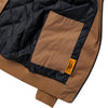 ANTIHERO BASIC EAGLE RIPSTOP HOODED JACKET BROWN