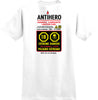 ANTIHERO FUELED UP STACKED S/S POCKET T-SHIRT WHITE w/ MULTI COLOR Prints