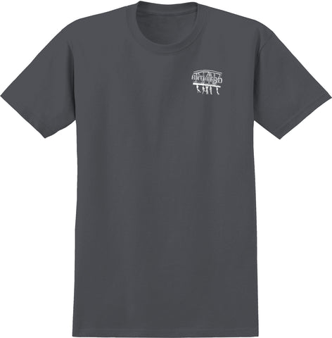 ANTIHERO STILL BELIEVE TEE CHARCOAL