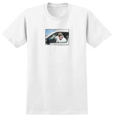 ANTIHERO GROSSO RINGSPUN TEE WHITE w/ PHOTO PRINT