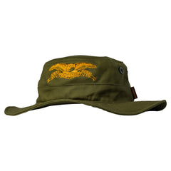 ANTIHERO BASIC EAGLE BOONIE HAT OLIVE / ORANGE