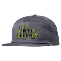 ANTIHERO ANTI-HIERO SNAPBACK CHARCOAL